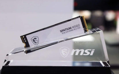 MSI SPATIUM M560 PCIe 5.0 NVMe M.2 2TB SSD, Sequential Read up to 10300MB/s, Sequential Write up...