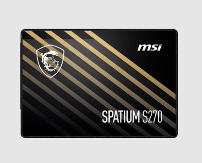 MSI SPATIUM S270 SATA 2.5' 480GB,  PHISON S11, 3D NAND, SATA III 6Gbps, Sequential Read up to 500... - Image 2