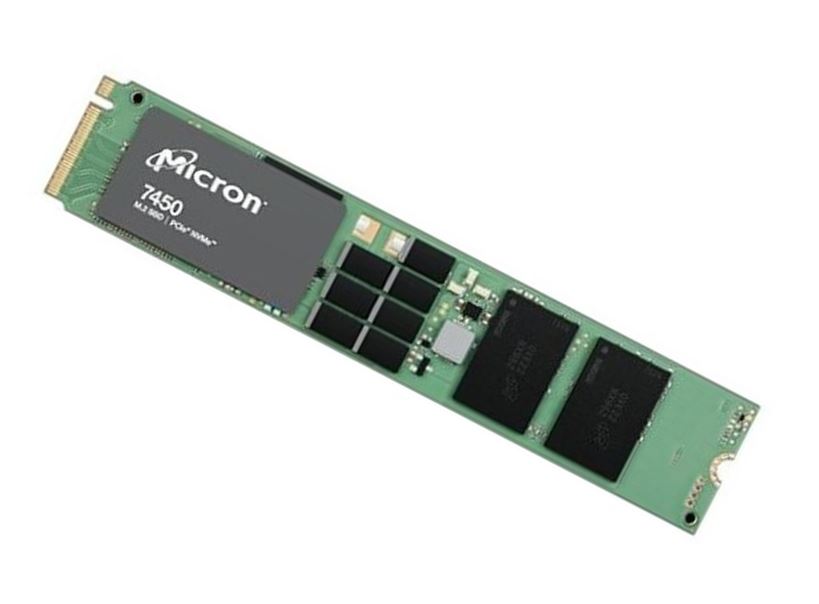 Micron 7450 Pro 3.84TB Gen4 NVMe Enterprise SSD M.2 5000/2500 MB/s R/W 735K/160K IOPS 25700TBW 1D...