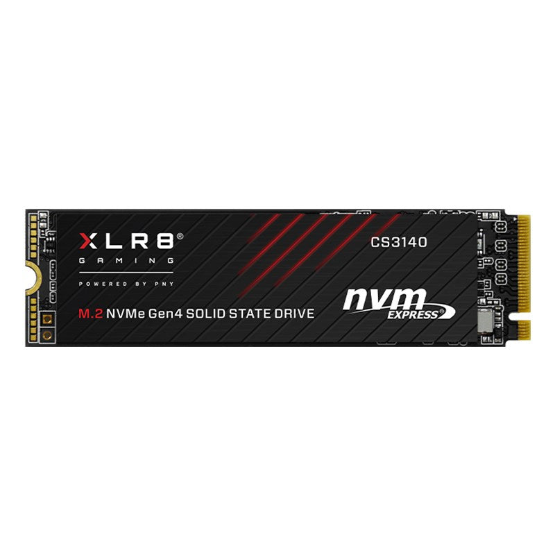 PNY CS3140 2TB NVMe Gen4 SSD M.2 7500MB/s 6850MB/s R/W 1400TBW 650K/700K 2M hrs MTBF 5yrs - Hard...