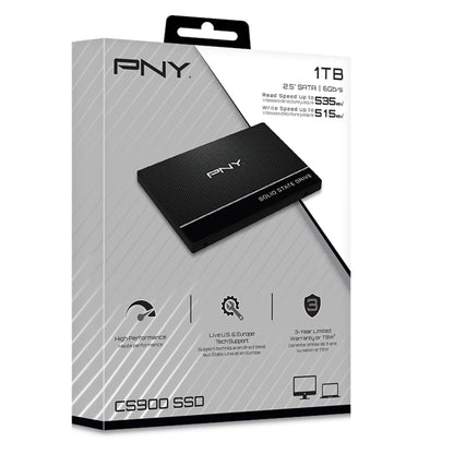 PNY CS900 1TB 2.5' SSD SATA3 515MB/s 490MB/s R/W 450TBW 99K/90K IOPS 2M hrs MTBF 3yrs wty - Hard... - Image 3