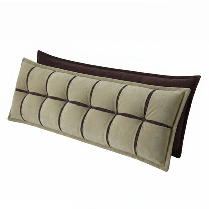 Giselle Bedding Headboard Pillow with Double-Layer Storage Wedge Reading Backrest with Adjustable Filling, Chenille Bed Rest Cushion for Daybed, Dorm, and RV King - Image 8