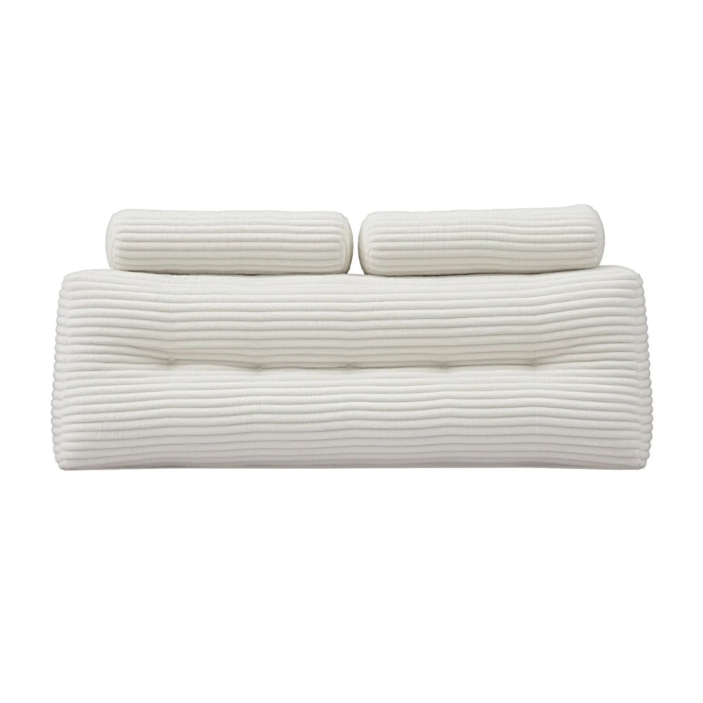 Giselle wedge pillow headboard with non-flattening shredded foam core, perfect for dorm reading or sofa lap desk, 330g corduroy cover, side pockets, Queen - Image 9