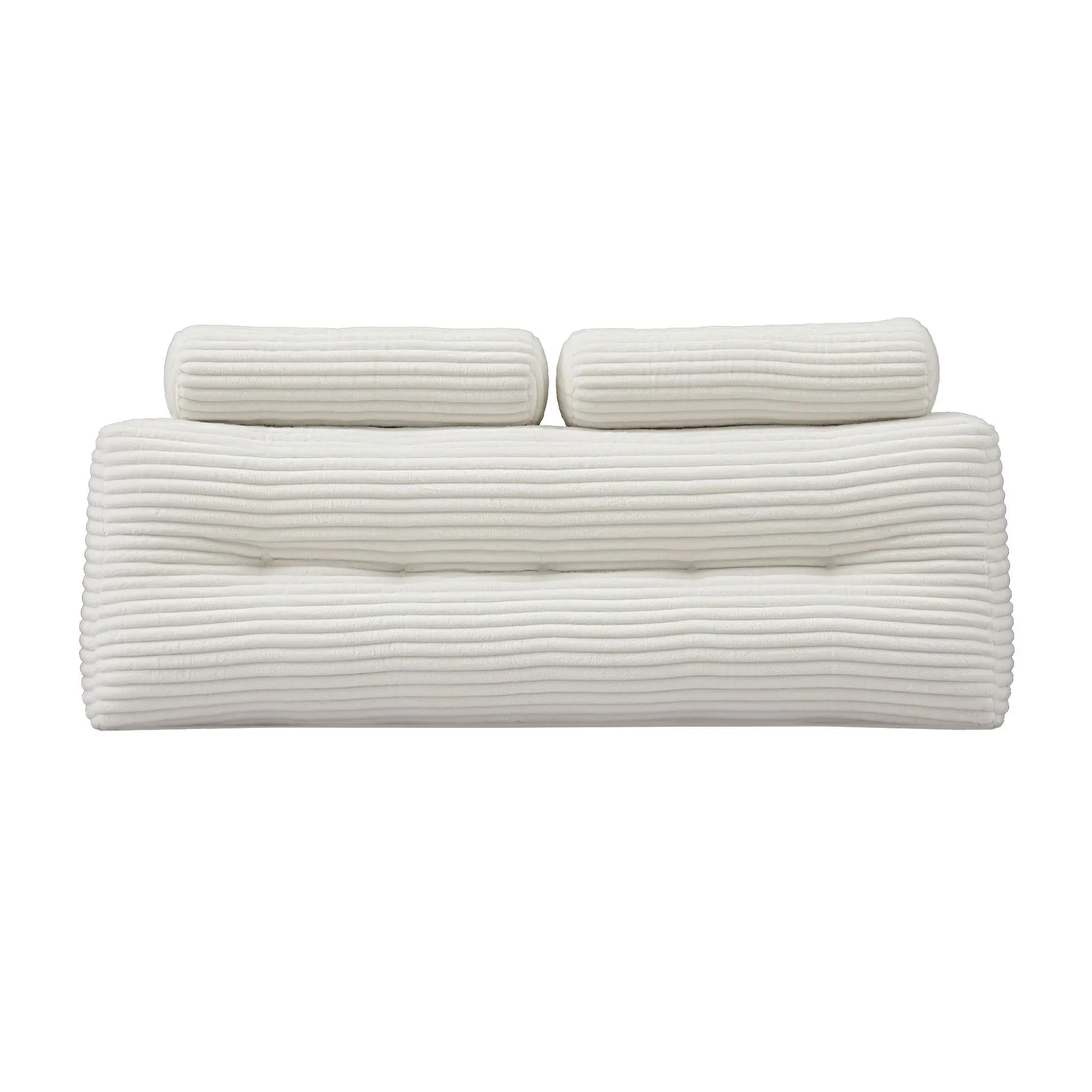 Giselle wedge pillow headboard with non-flattening shredded foam core, perfect for dorm reading or sofa lap desk, 330g corduroy cover, side pockets, Queen - Image 9
