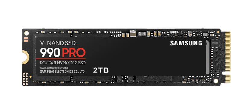 Samsung 990 Pro 2TB Gen4 NVMe SSD 7450MB/s 6900MB/s R/W 1550K/1200K IOPS 1200TBW 1.5M Hrs MTBF fo...