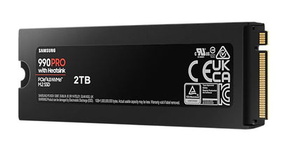 Samsung 990 Pro 2TB with Heatsink Gen4 NVMe SSD 7450MB/s 6900MB/s R/W 1550K/1200K IOPS 1200TBW 1.... - Image 4
