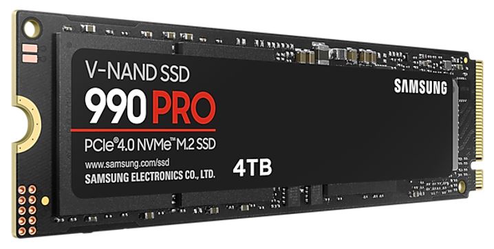 Samsung 990 Pro 4TB Gen4 NVMe SSD 7450MB/s 6900MB/s R/W 1600K/1550K IOPS 2400TBW 1.5M Hrs MTBF fo... - Image 4