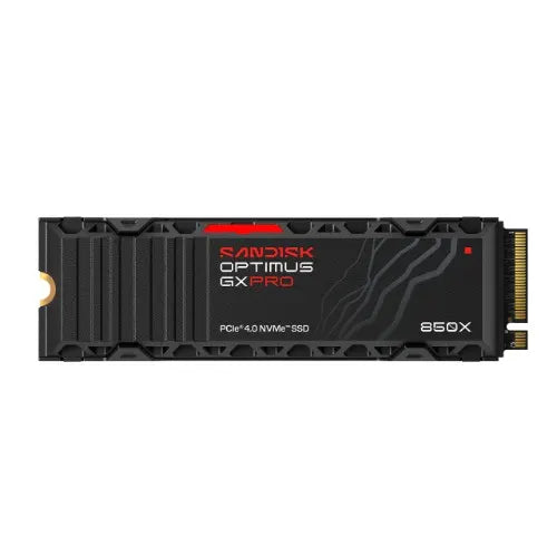 SANDISK Optimus™ GX PRO 850X PCIe® 4.0 NVMe™ SSD with Heatsink, 1TB, Read 7,300MB/s Write 6,600MB...