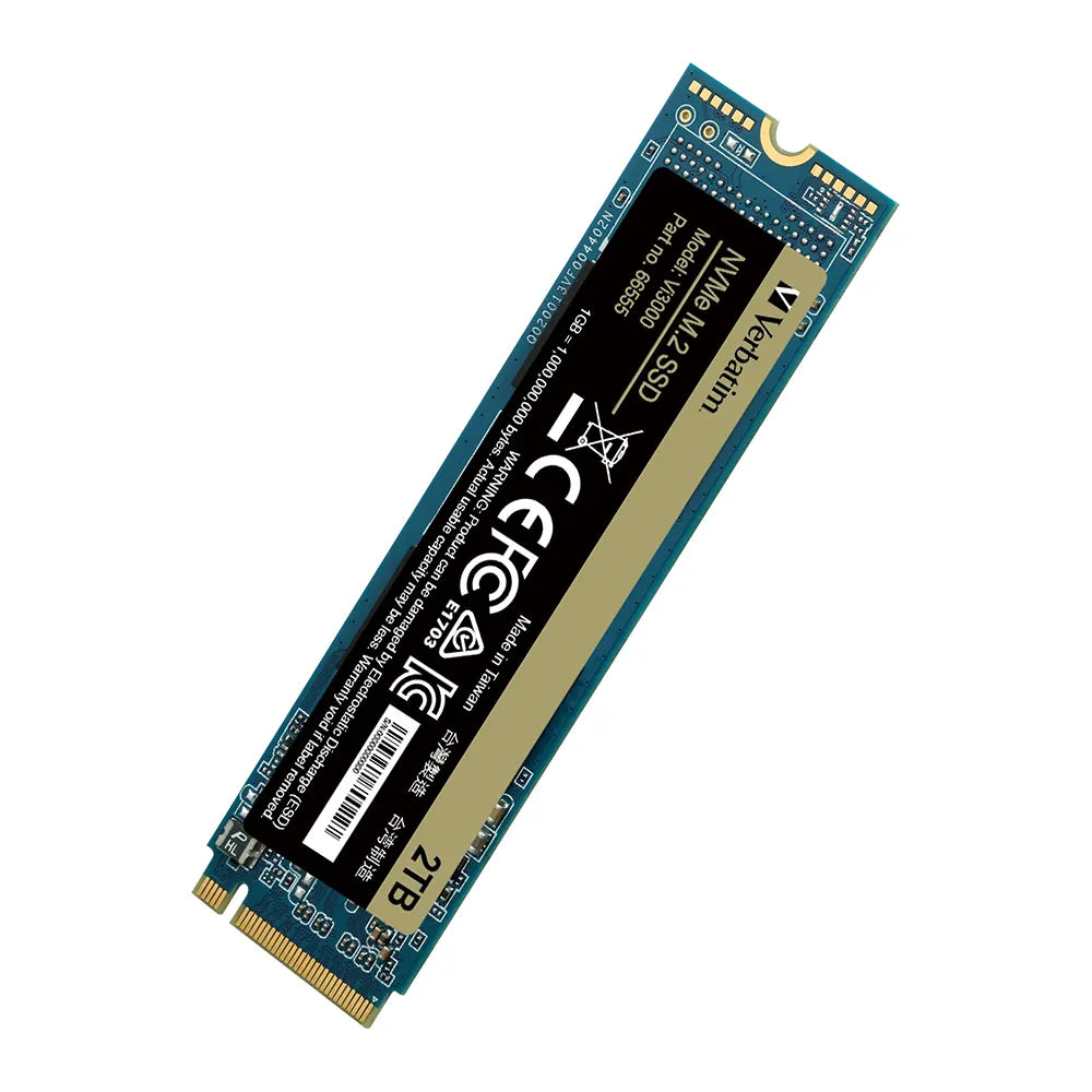 Verbatim Vi3000 2TB PCI-E 3.0 M.2 NVMe SSD 3100MB/S Read 2900MB/S Write 2 YR WTY *Clearance* (LS)...