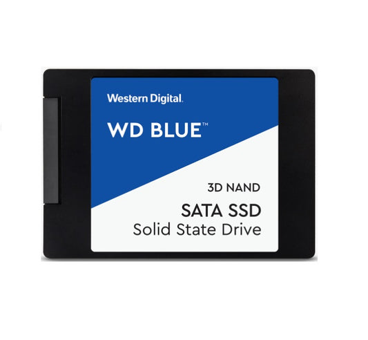 Western Digital WD Blue 500GB 2.5' SATA SSD 560R/530W MB/s 95K/84K IOPS 200TBW 1.75M hrs MTBF 3D...