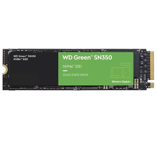Western Digital WD Green SN350 2TB M.2 NVMe SSD 3200MB/s 3000MB/s R/W 340K/380K IOPS1M hrs MTTF 3...