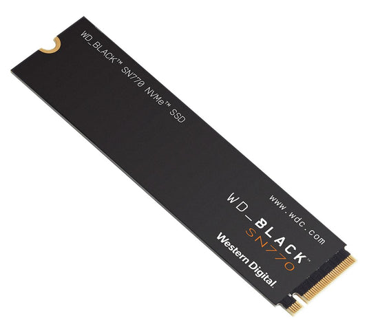 Western Digital WD Black SN770 2TB Gen4 NVMe SSD - 5150MB/s 4850MB/s R/W 1200TBW 650K/800K IOPS 1...