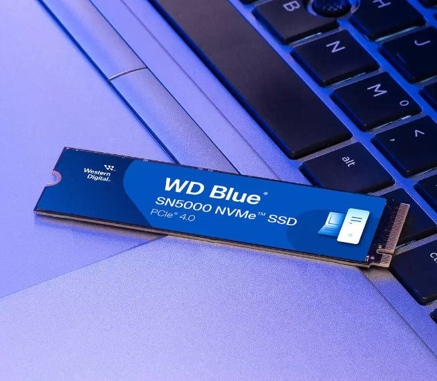Western Digital WD Blue SN5000 NVMe™ 1TB SSD M.2 2280, 5,150MB/s R 4,900MB/s W, 730K IOPS R / 770... - Image 3