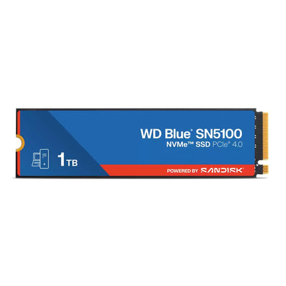 Western Digital WD Blue SN5100 NVMe™ SSD - 1TB, M.2 2280, PCIe Gen4, Read 7100MB/s, Write 6700MB/...