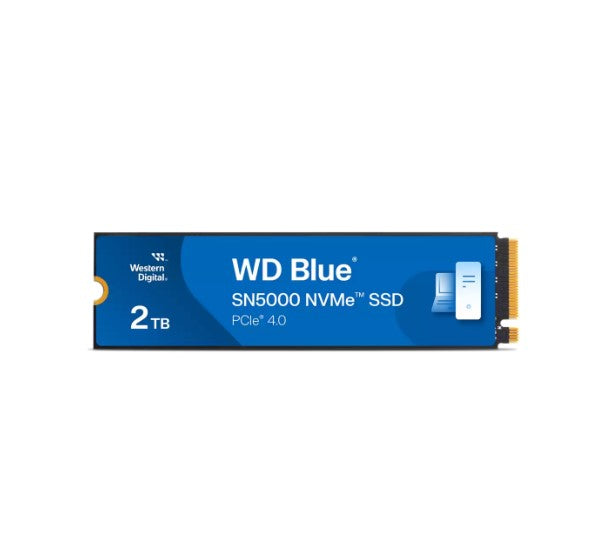 Western Digital WD Blue SN5000 NVMe™ 2TB SSD M.2 2280, 5,150MB/s R 4,850MB/s W, 650K IOPS R / 770...