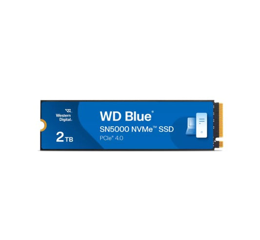 Western Digital WD Blue SN5000 NVMe™ 2TB SSD M.2 2280, 5,150MB/s R 4,850MB/s W, 650K IOPS R / 770...