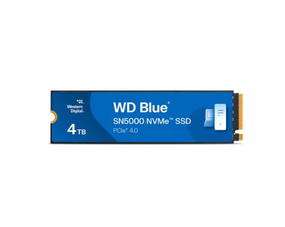 Western Digital WD Blue SN5000 NVMe™ 4TB SSD 2.5' M.2 2280, 5,500MB/s R 5,000MB/s W, 690K IOPS R...