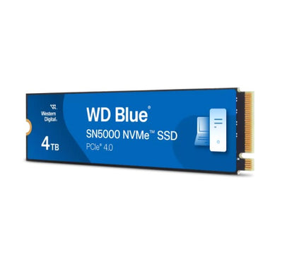 Western Digital WD Blue SN5000 NVMe™ 4TB SSD 2.5' M.2 2280, 5,500MB/s R 5,000MB/s W, 690K IOPS R... - Image 2