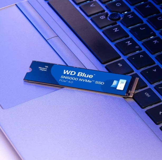 Western Digital WD Blue SN5000 NVMe™ 500GB SSD M.2 2280, 5,000MB/s R 4,000MB/s W, 460K IOPS R / 7... - Image 3