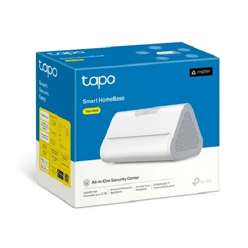 TP-LinkTapo H500 Smart HomeBase Up To 16 Cameras, 64 Sensors, Local AI Hub, 16GB Built-in + up to...