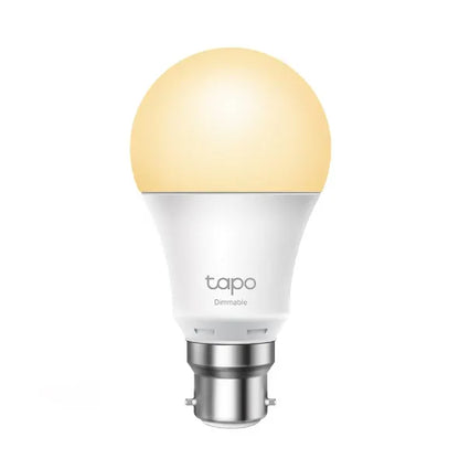 TP-Link Tapo L510B Smart Light Bulb Bayonet Fitting Dimmable, No Hub Required, Voice Control, Sch...