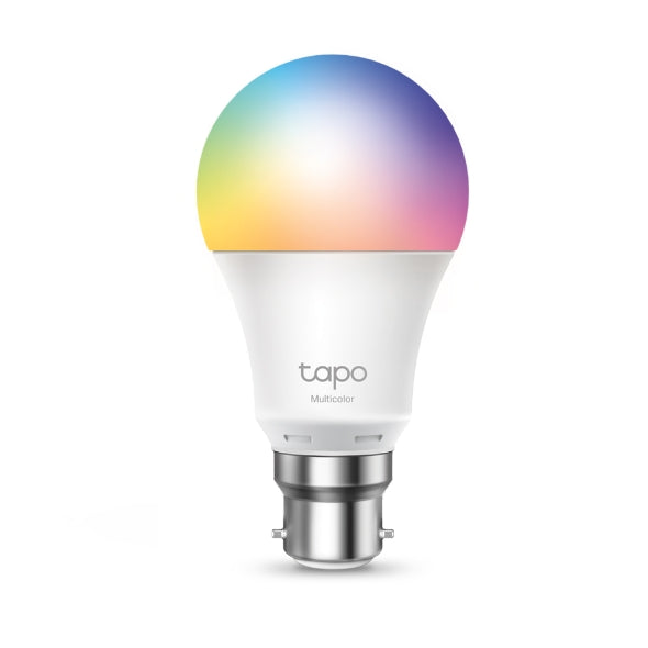 TP-Link Tapo L530B Smart Wi-Fi Light Bulb, Bayonet Fitting, Multicolour (B22 / E27), No Hub Requi...