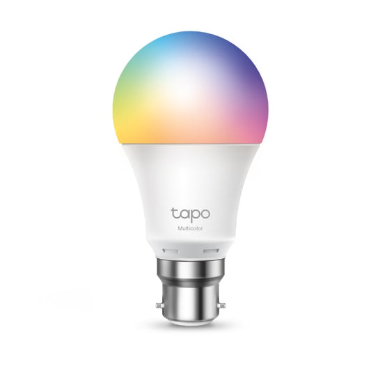 TP-Link Tapo L530B Smart Wi-Fi Light Bulb, Bayonet Fitting, Multicolour (B22 / E27), No Hub Requi...