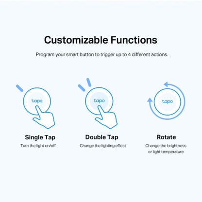 TP-Link Tapo Smart Button, Smart Customised Actions, Multiple Control, One-Click Alarm, Long Batt... - Image 3