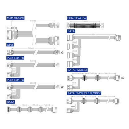 FSP Hydro G PRO 1000w 80 Plus Gold - Power Supplies - Image 6