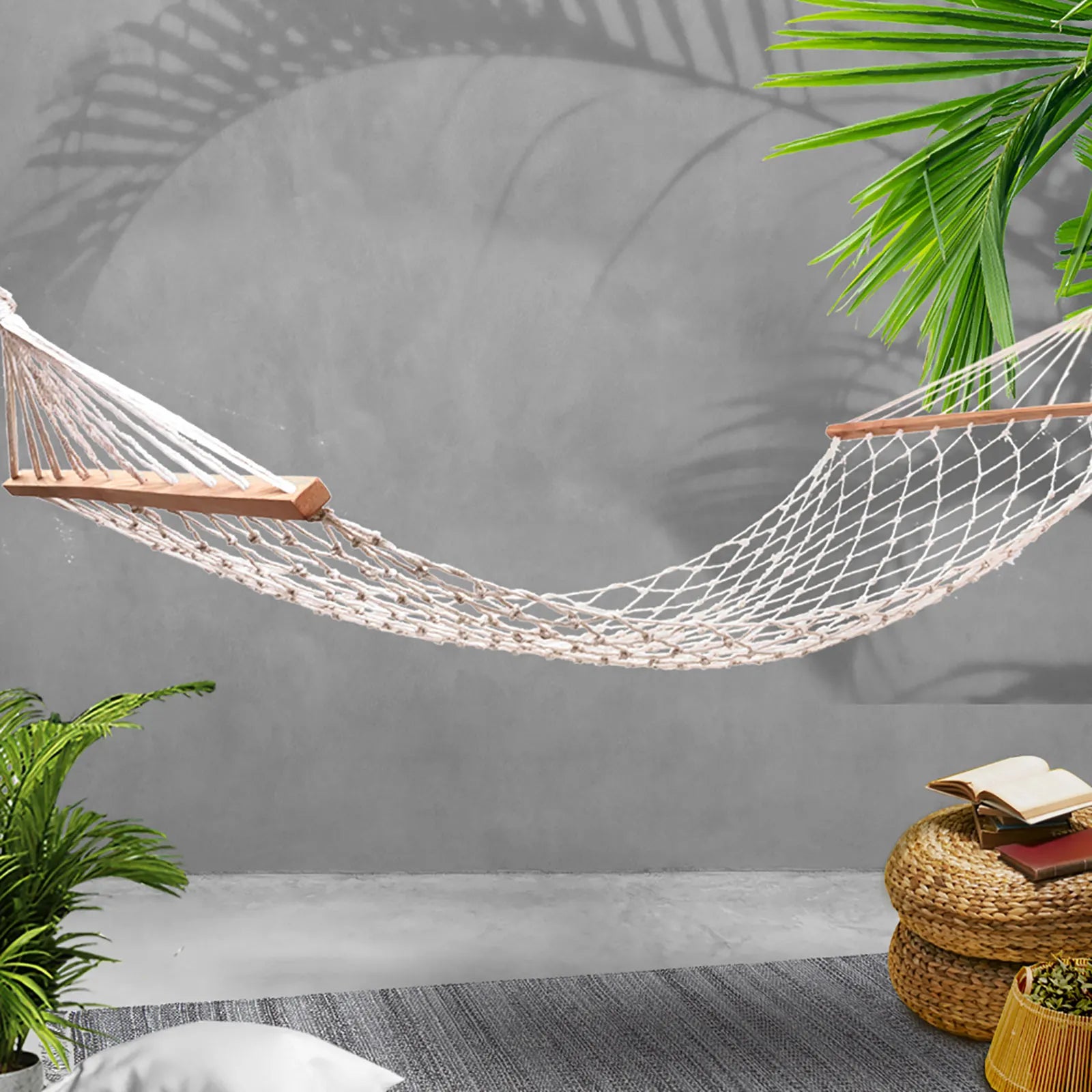 Gardeon Hammock Bed Outdoor Chair Camping Hammocks Hanging Mesh - Image 8