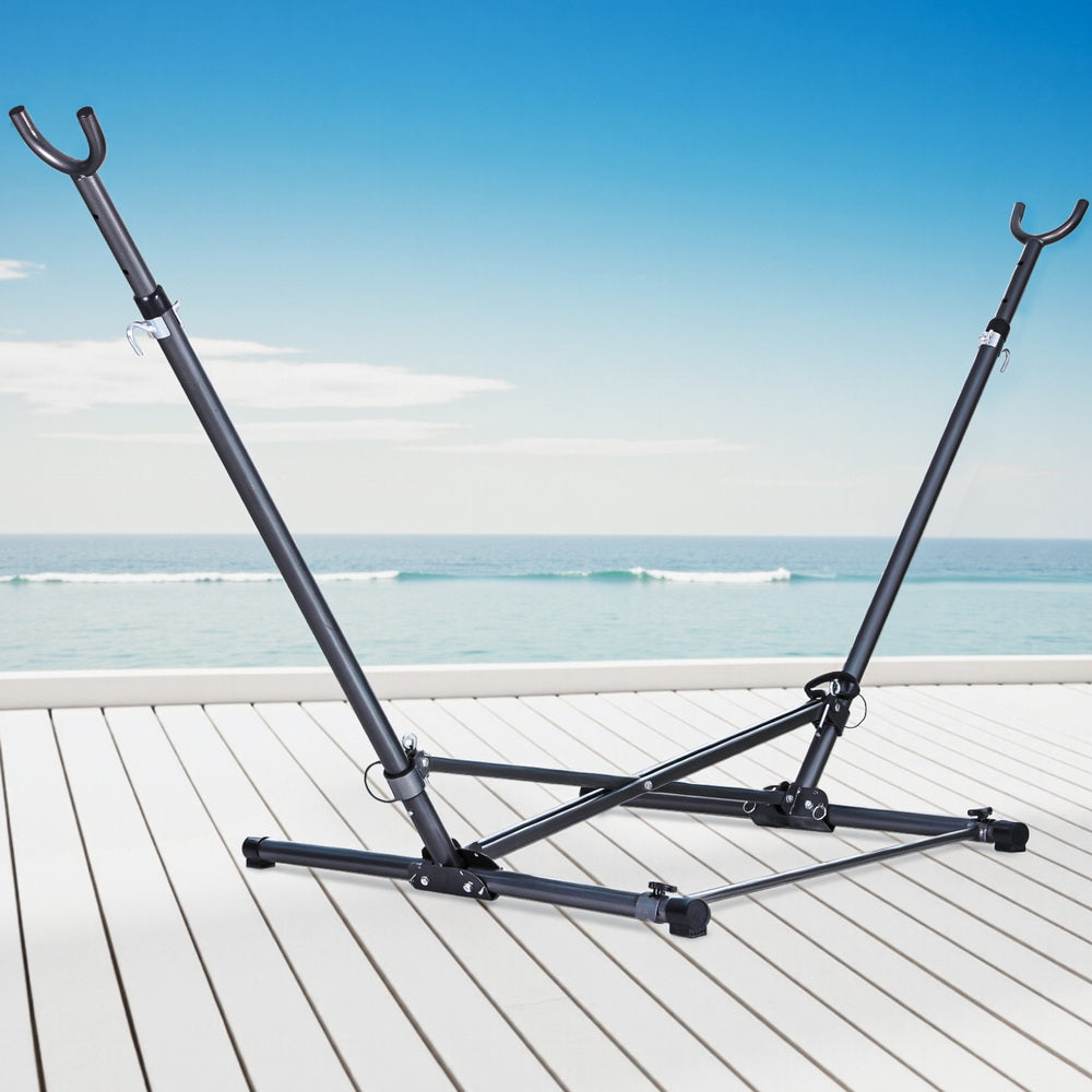 Gardeon Hammock Bed Stand Steel Frame Outdoor Indoor - Image 7