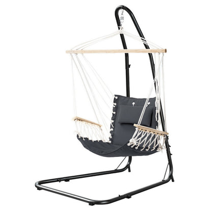 Gardeon Hammock Chair with Heavy Duty Steel Stand - Image 3