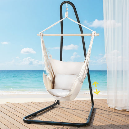Gardeon Hammock Chair with Heavy Duty Steel Stand - Image 7