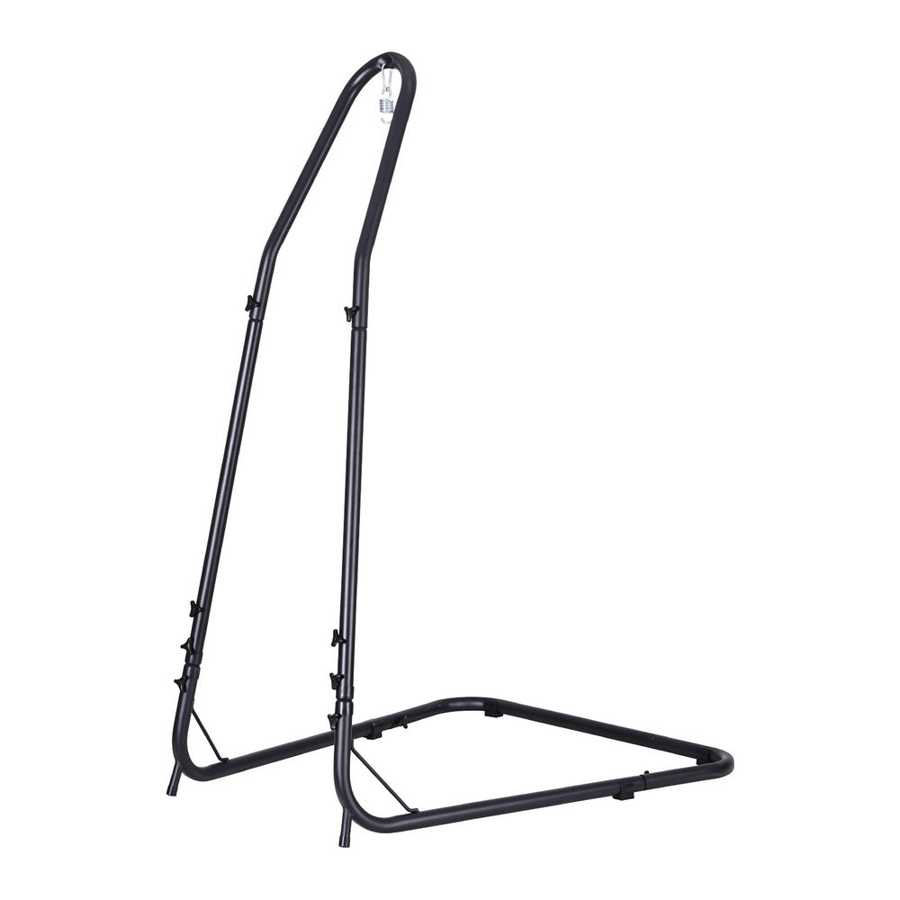 Gardeon Hammock Chair Stand Heavy Duty Steel Frame Black - Image 3