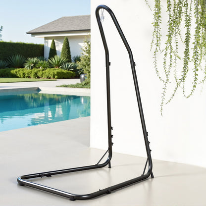 Gardeon Hammock Chair Stand Heavy Duty Steel Frame Black - Image 7