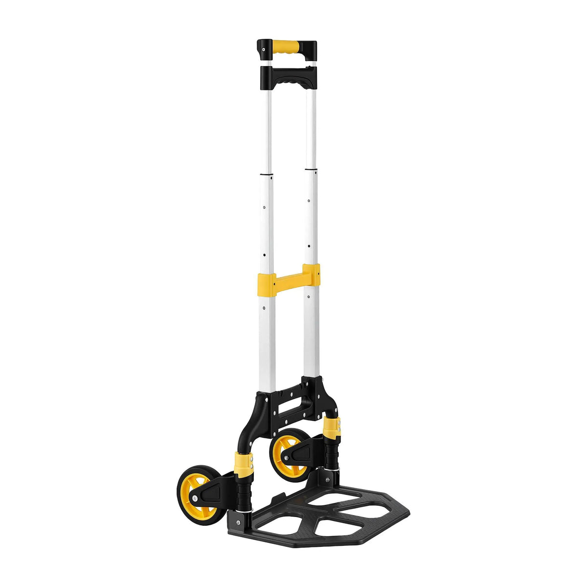 Giantz Folding Trolley Portable Hand Truck Lightweight Travel Luggage Silver - Image 3