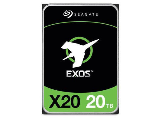 Seagate Exos X20 ENTERPRISE 512E/4KN INTERNAL 3.5' SATA DRIVE, 20TB, 6GB/S, 7200RPM, 5YR WTY - Ha...