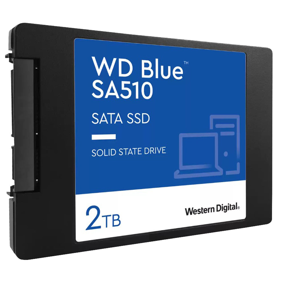 Western Digital WD 2TB Blue SA510 SATA SSD 2.5'/7mm Cased Read 560MB/s Write 520MB/s WDS200T3B0A...