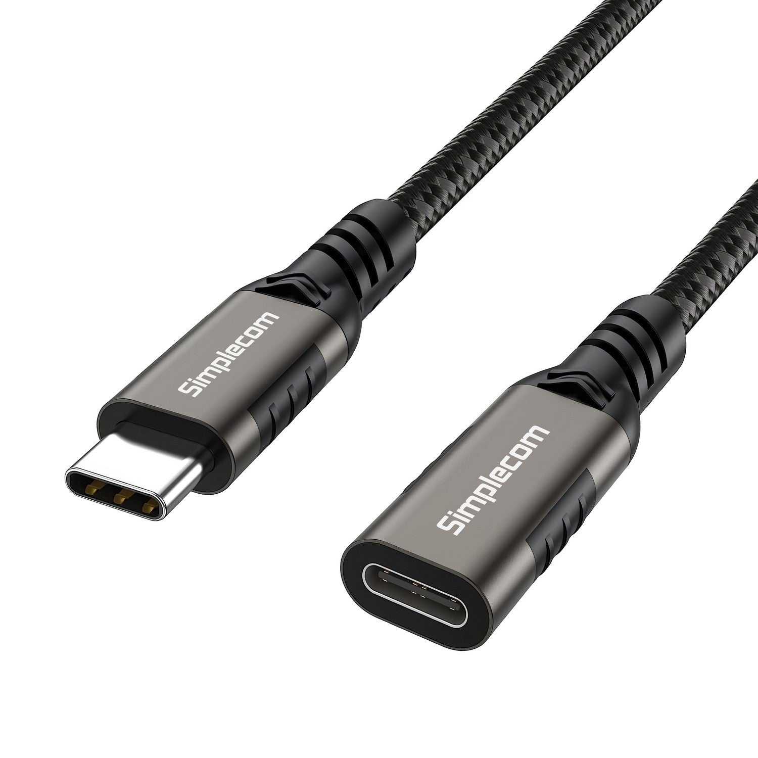 Simplecom CAU605 USB-C Male to Female Extension Cable USB 3.2 Gen2 PD 100W 20Gbps 0.5M - Cables