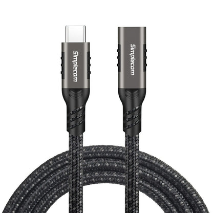Simplecom CAU605 USB-C Male to Female Extension Cable USB 3.2 Gen2 PD 100W 20Gbps 0.5M - Cables - Image 2