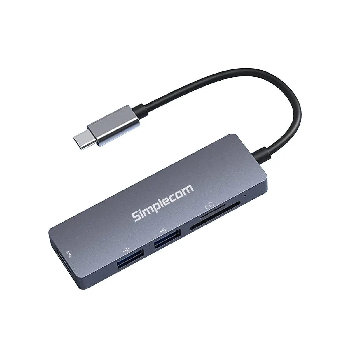 Simplecom CH255 USB-C 5-in-1 Multiport Adapter 3-Port USB-A Hub with SD MicroSD Card Reader - USB... - Image 3