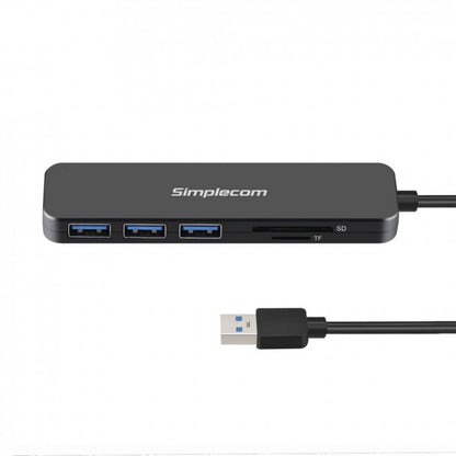 (LS)Simplecom CH365 SuperSpeed 3 Port USB 3.0 (USB 3.2 Gen 1) Hub with SD MicroSD Card Reader - U... - Image 2