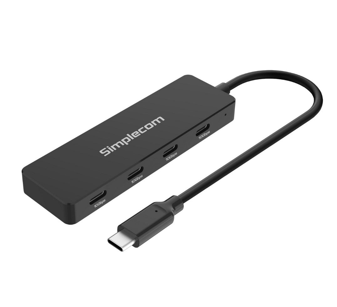 Simplecom CH384 USB-C to 4-Port USB-C Data Hub USB 3.2 Gen 2 10Gbps - USB, Bluetooth  IEEE