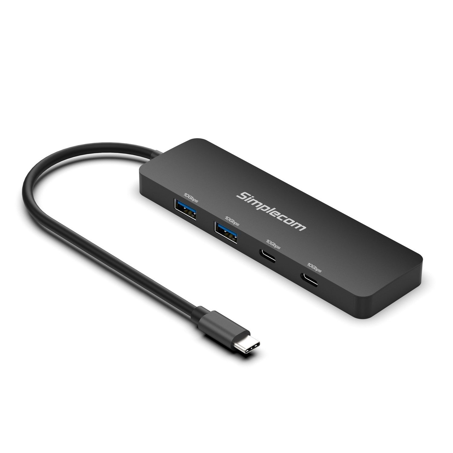 Simplecom CH392 USB 3.2 Gen2 USB-C 4-Port 10Gbps Hub (2x USB-A and 2x USB-C) - Notebook Accessories