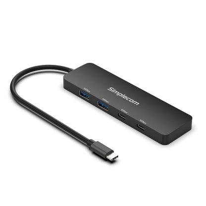 Simplecom CH392 USB 3.2 Gen2 USB-C 4-Port 10Gbps Hub (2x USB-A and 2x USB-C) - Notebook Accessories