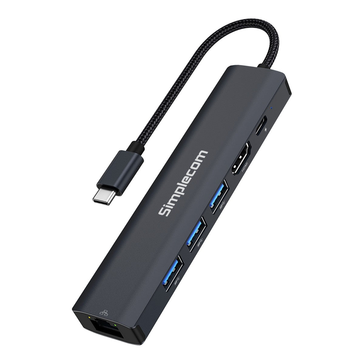 (LS) Simplecom CHN560 USB-C SuperSpeed 6-in-1 Multiport Adapter Docking Station