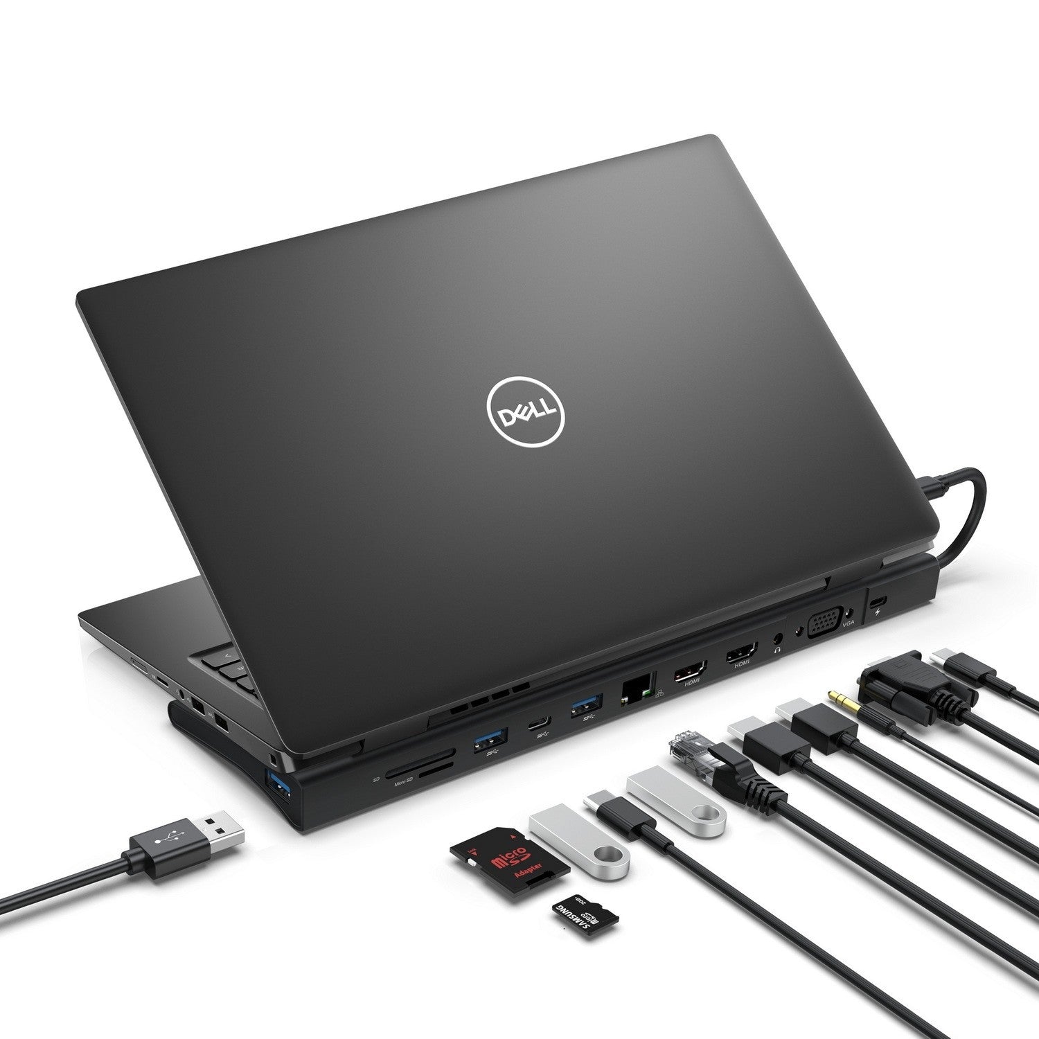 Simplecom CHN622 USB-C 12-in-1 Multiport Docking Station Laptop Stand Dual HDMI + VGA Triple Disp... - Image 4