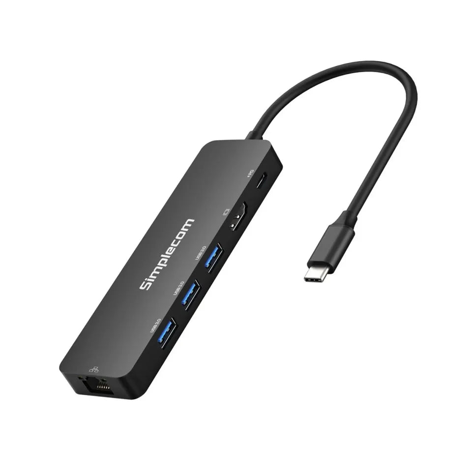 (LS)Simplecom CHT560 USB-C SuperSpeed 6-in-1 Multiport Docking Station HDMI 2.0 - Notebook Access... - Image 2