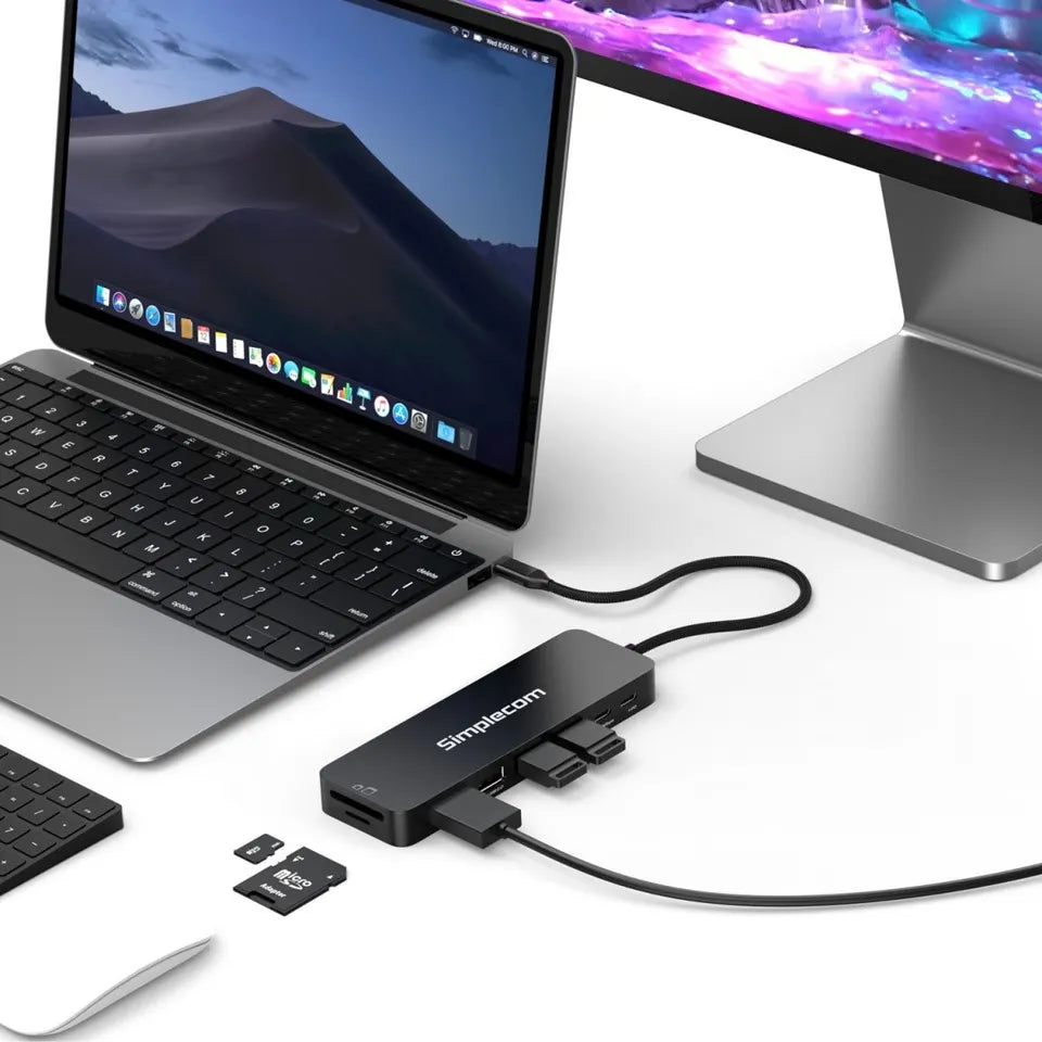 (LS)Simplecom CHT595 9-in-1 USB-C Multiport Docking Station with NVMe M.2 Enclosure 2xUSB-A 10Gbp... - Image 3