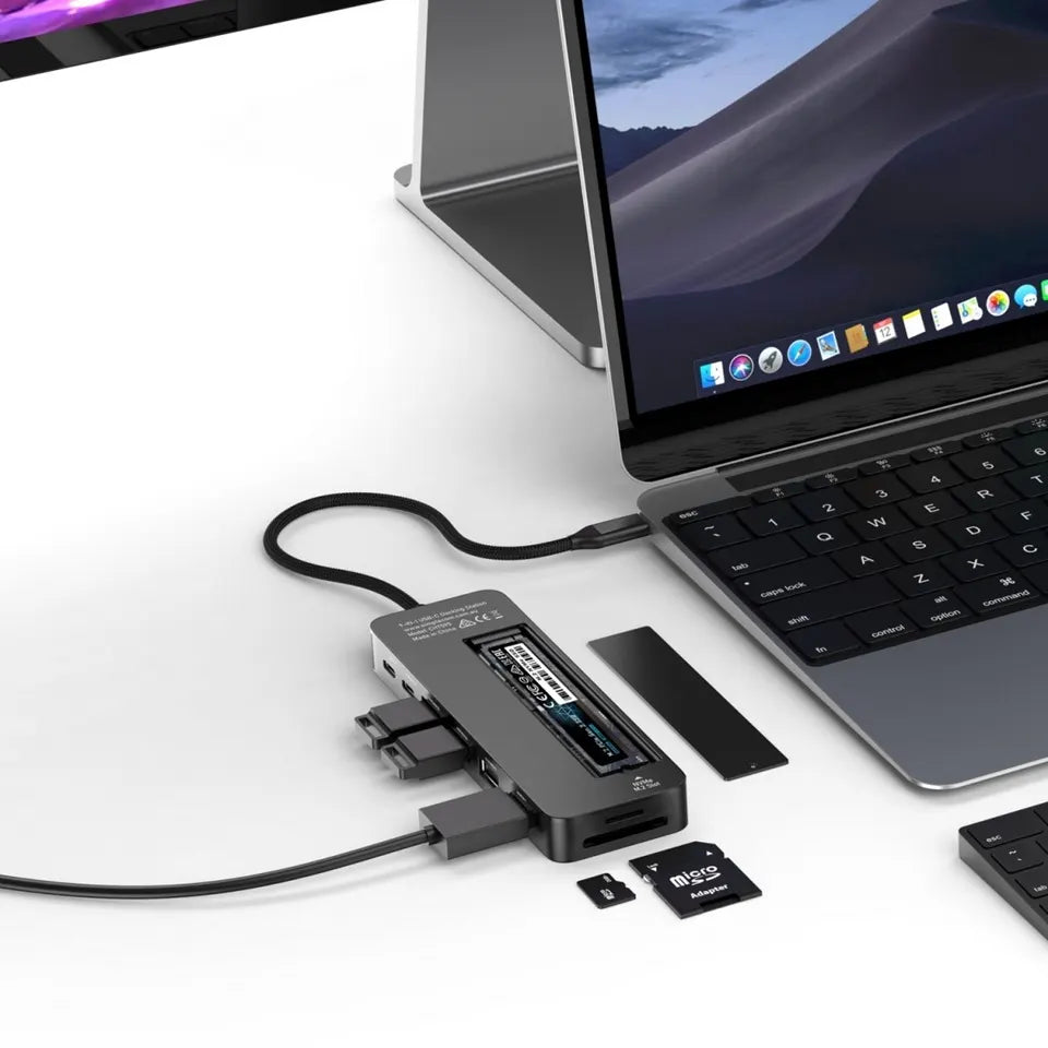 (LS)Simplecom CHT595 9-in-1 USB-C Multiport Docking Station with NVMe M.2 Enclosure 2xUSB-A 10Gbp... - Image 4